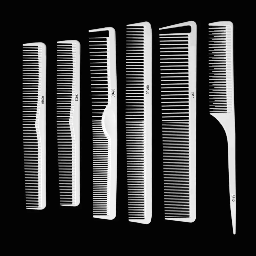 

6pcs/Set Professional Hair Brush Comb Salon Anti-static Hair Combs Hairbrush Hairdressing Combs Hair Care Styling Tools