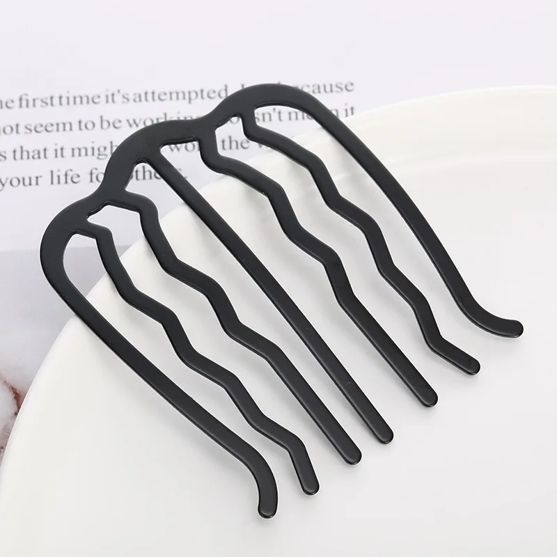 

2022 Wave classic Hair combs lovely women U-shaped hairpin Clip hair accessories