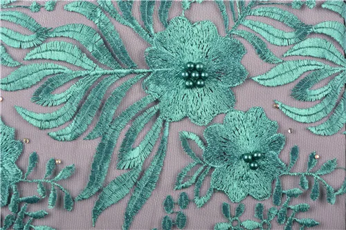 Высококачественная африканская кружевная ткань с бусинами 2019 французская