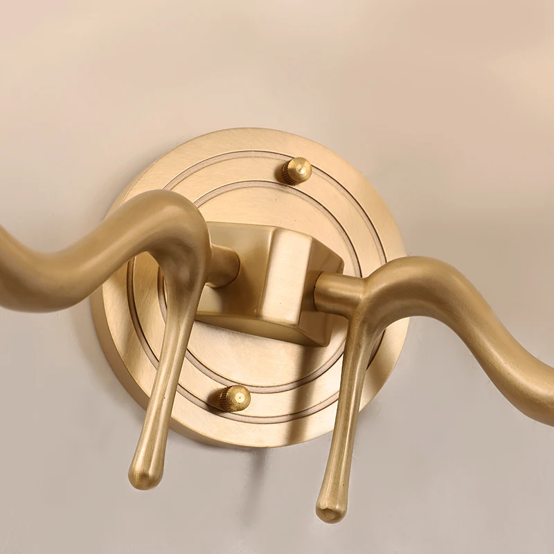 

FKL Copper Wall Light Living room Dining room TV Background Wall Lamp Bedroom Bedside Lamp Staircase Aisle Modern Lamps