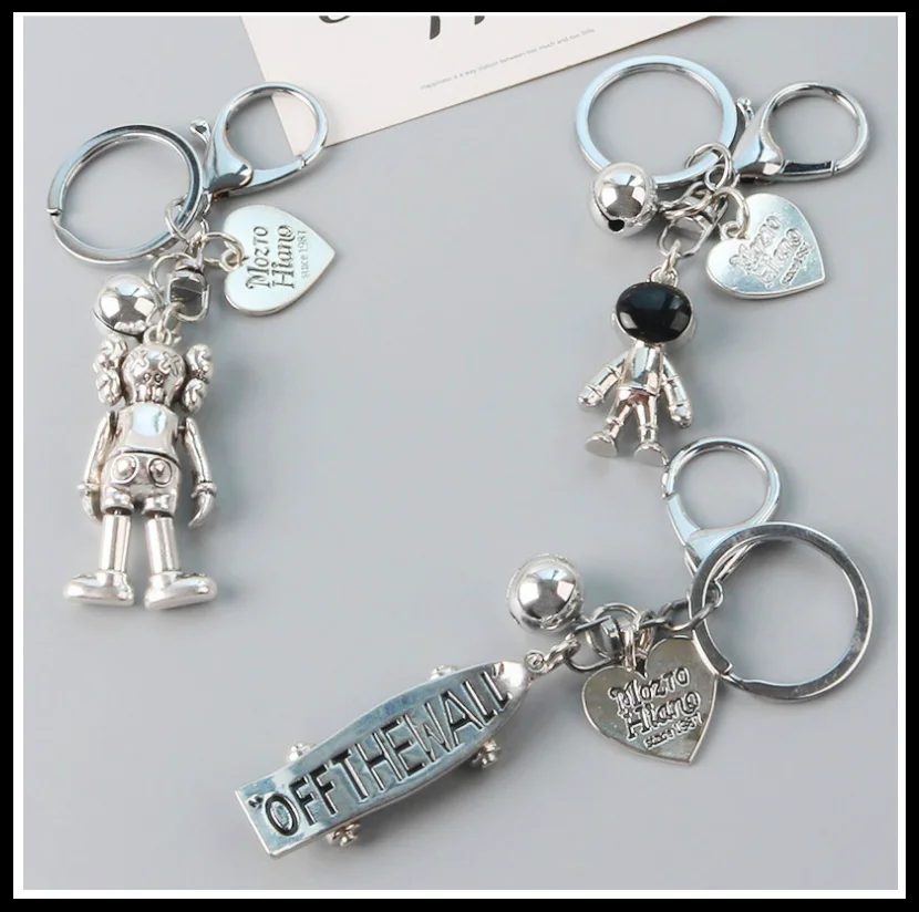 Новый Скейтборд астронавт брелок с колокольком милый мультяшный гостиная