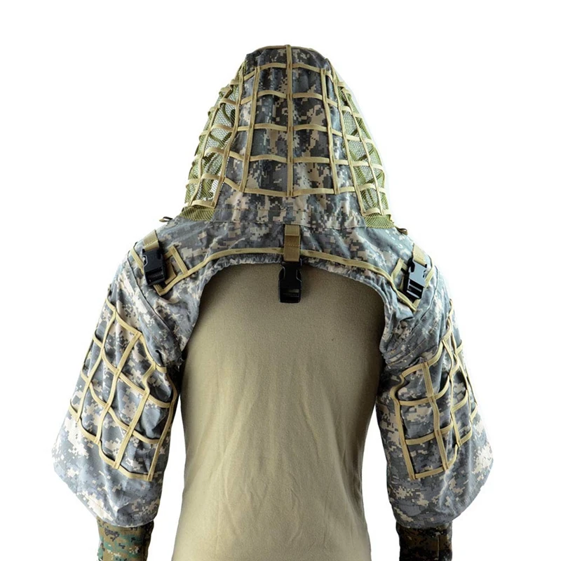 ГОРЯЧАЯ HG Sniper Ghillie Suit Foundation Ripstop камуфляж тактический Hood|Куртки для тренировок| |
