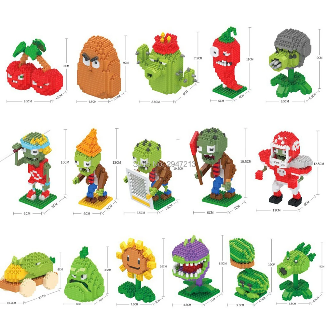 Лидер продаж фигурки Lepining Растения против Зомби минеральная трубка Jalapeno высокий