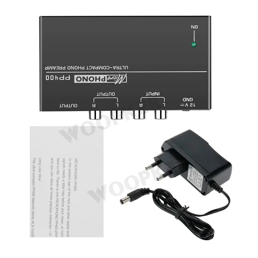 Ультракомпактный предусилитель для телефона PP400 преобразователь RCA вход/выход 1/4