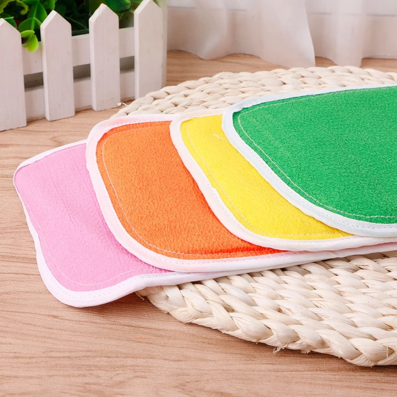 

Exfoliating Washing Shower Bath Gloves Back Scrub Body Massage Rubbing Towel A0NC