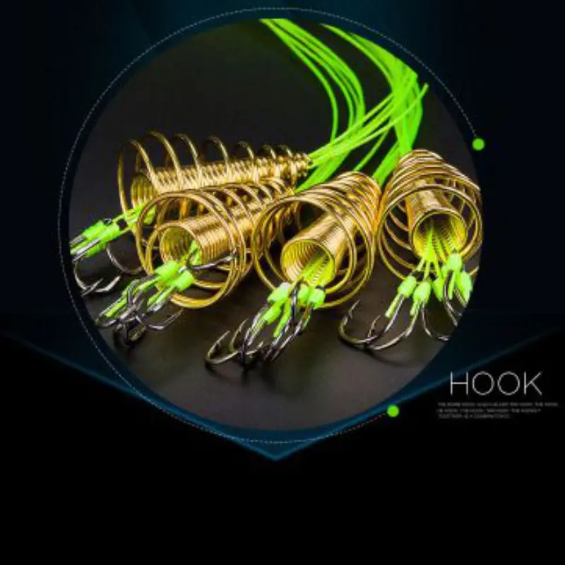 4 шт./партия крючки взрывной рыболовный крючок рыболовная кормушка &quotклетка&quot