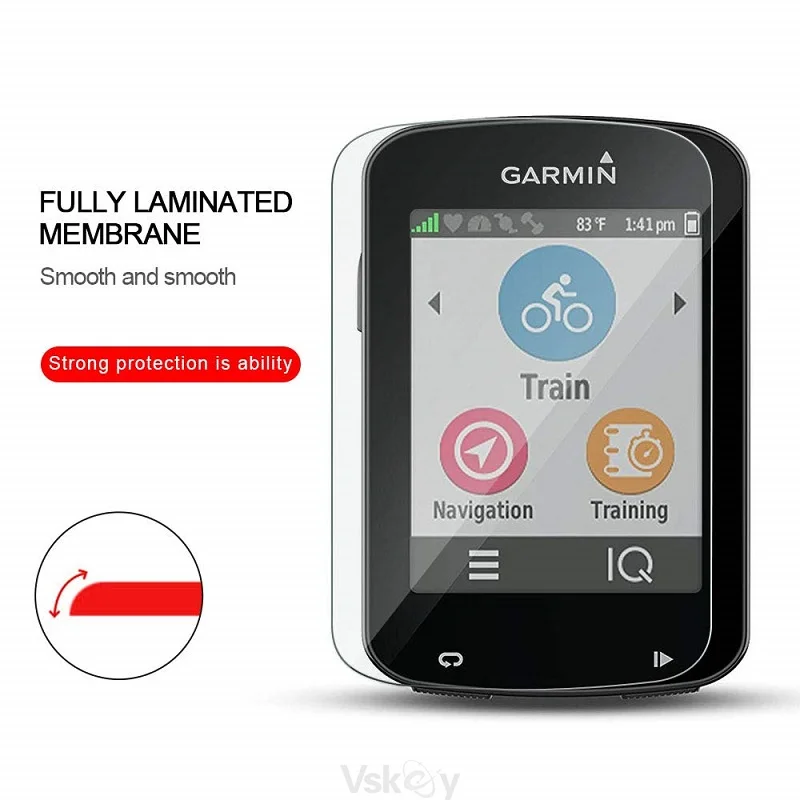 VSKEY 5PCS Tempered Glass for Garmin Edge 830 530 Screen Protector Cycling GPS Mountain Bike Scratch Resistant Protective Film |
