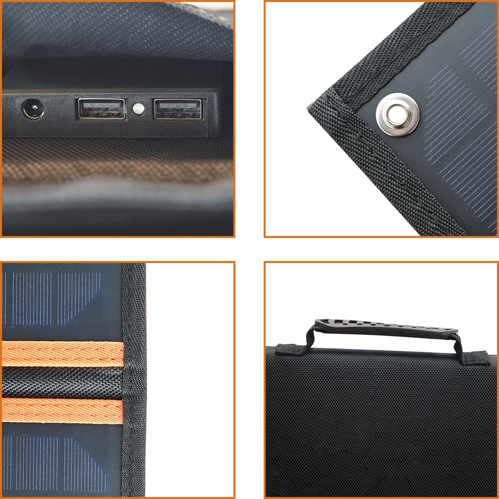 60 Вт Гибкая Складная солнечная панель 16 в зарядное устройство для 12 В автомобиля