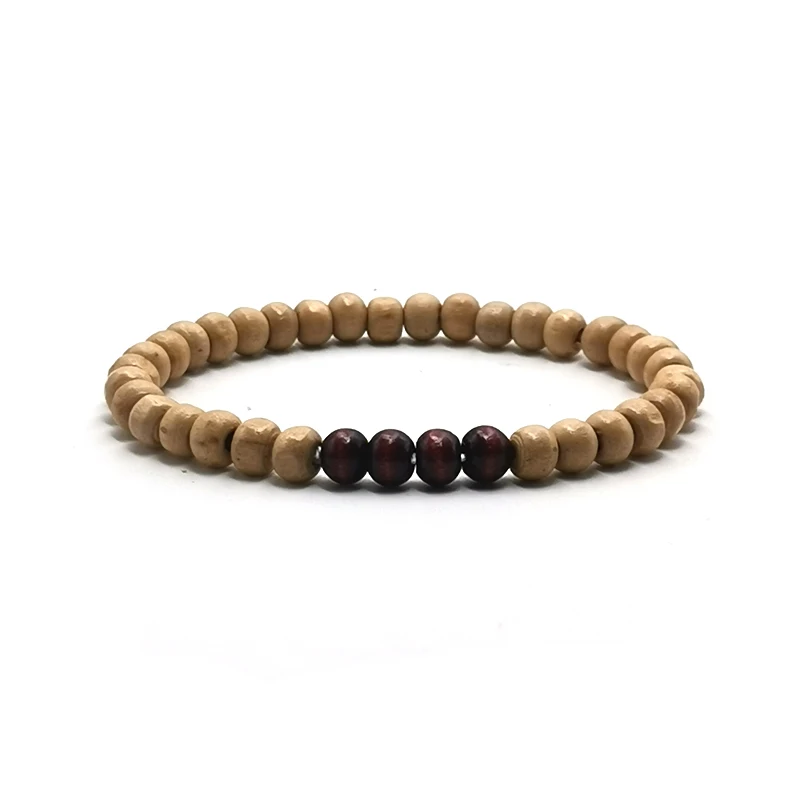 Минималистичная винтажная искусственная кожа Мужская ручная работа деревянная