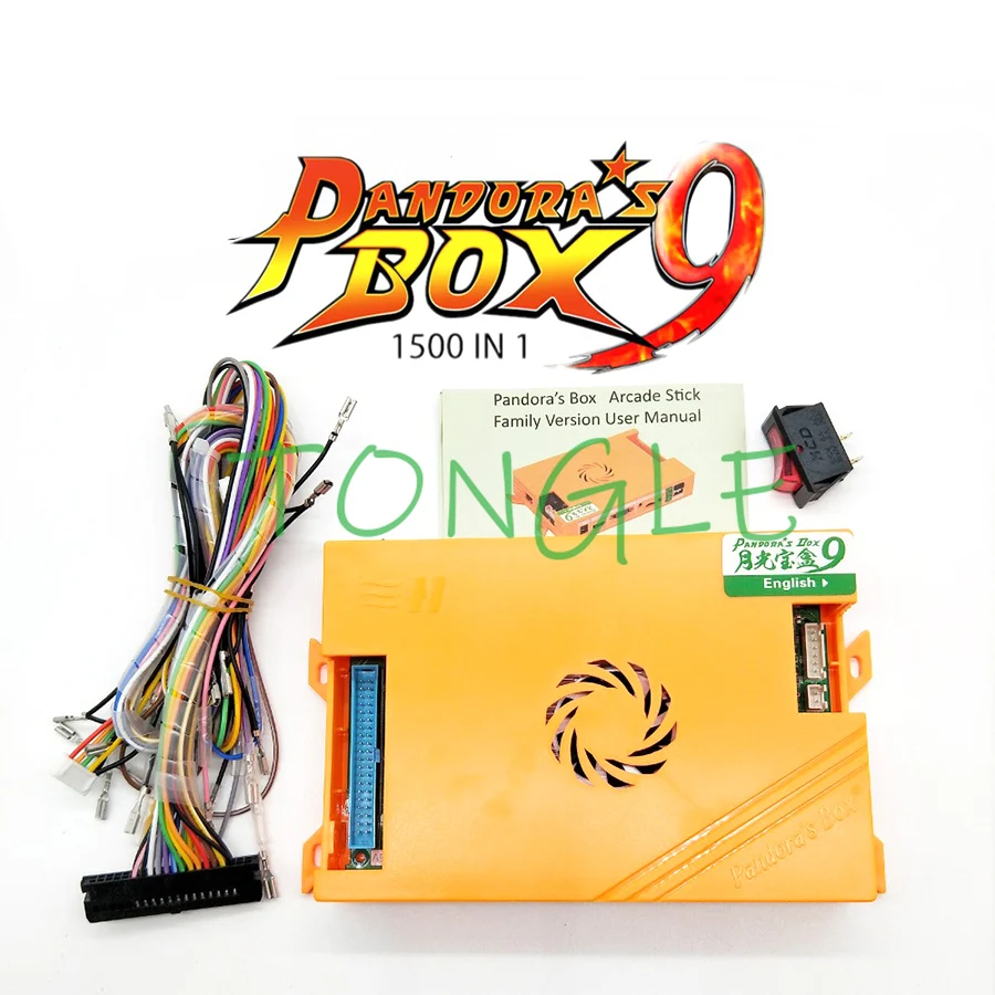 Original Pandora Box 9 CX 1500/2800 in 1 Games Board Family Version For Joystick Arcade Machine Cabinet With Jamma Wiring