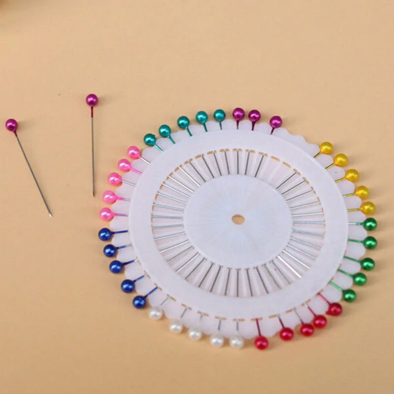 480 шт Швейные прямые булавки имитация жемчуга бусины иголки с головкой B88 | Дом и