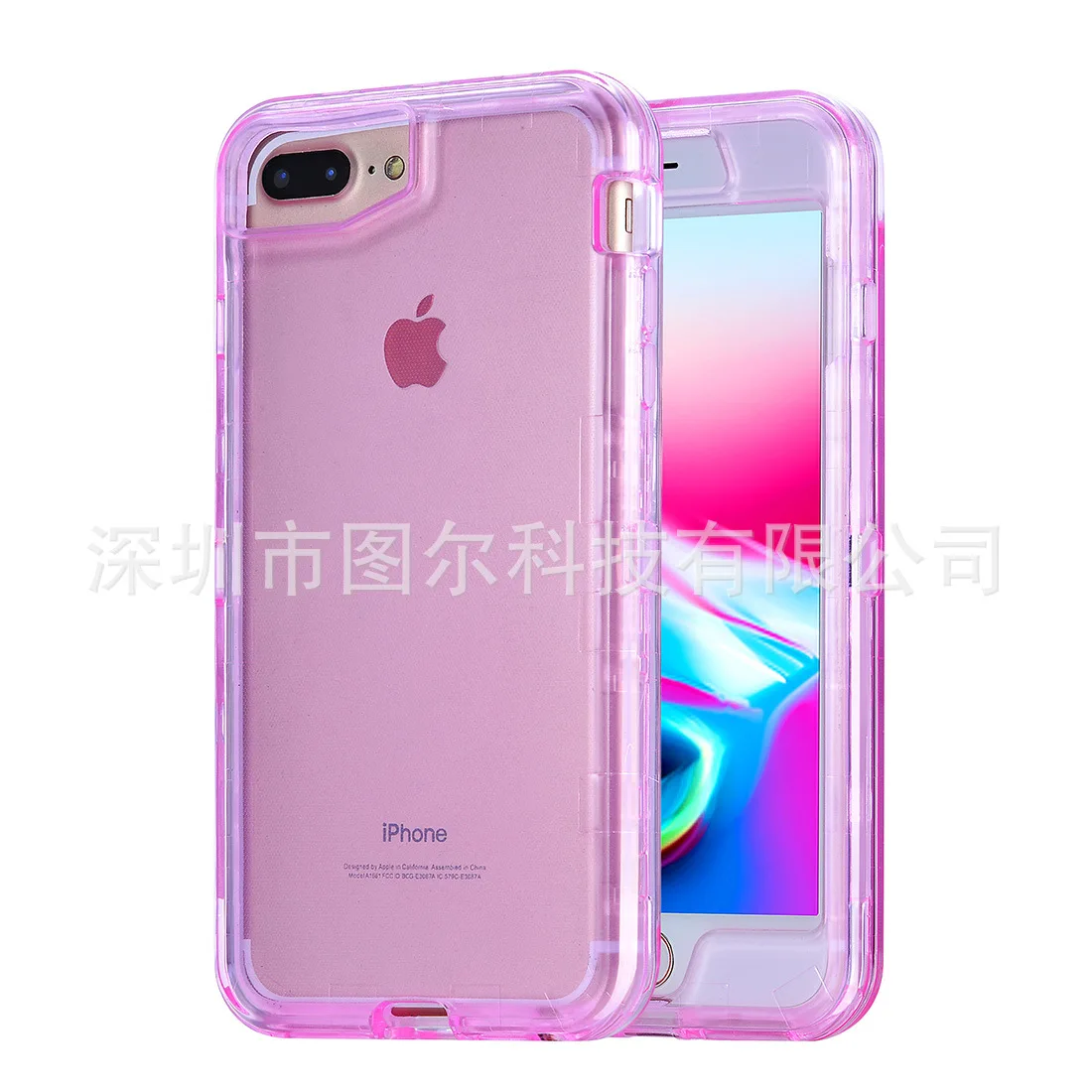 IPhone XR чехол для телефона прозрачный три в одном ударопрочный защитный чехол Xs MAX применимо 6 S 7-8 Plus