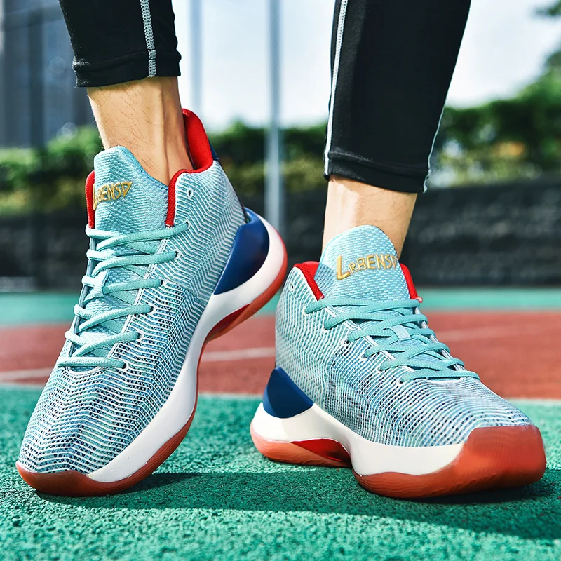 Quality Ankle Protect Men's Basketball Shoes Non-Slip Wearable Sports Shoes Unisex Street Basketball Culture Sneakers for Women