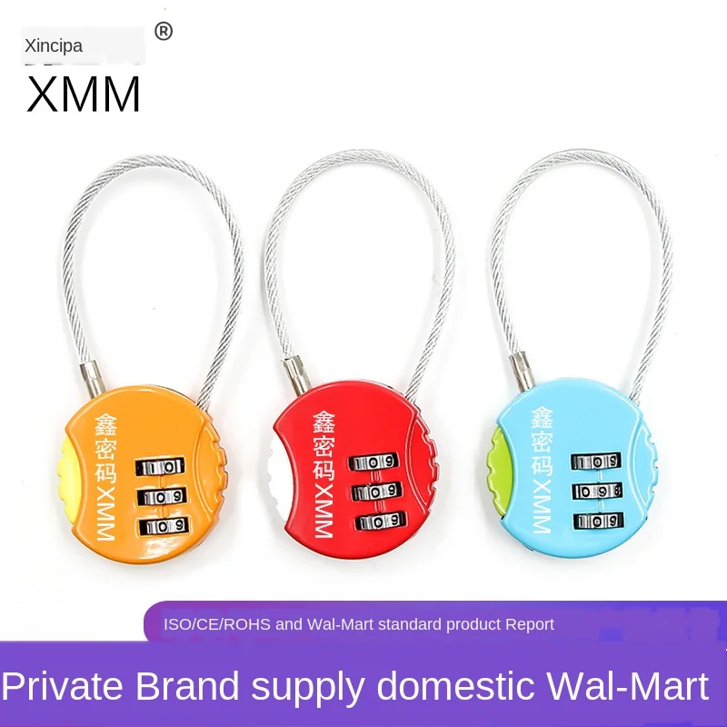 Сферическая проволочная веревка с паролем замок для тренажерного зала багажа