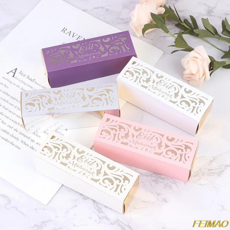 

10pcs/set Eid Mubarak Candy Box Eid Mubarak Decor Ramadan Decorations A