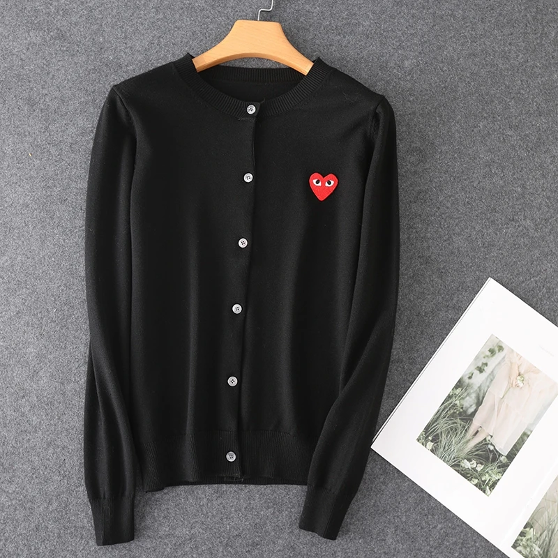 

Pull a manches longues en cachemire pour Couple, modele d'amour, pour homme et femme, Cardigan tricote, haut a la mode