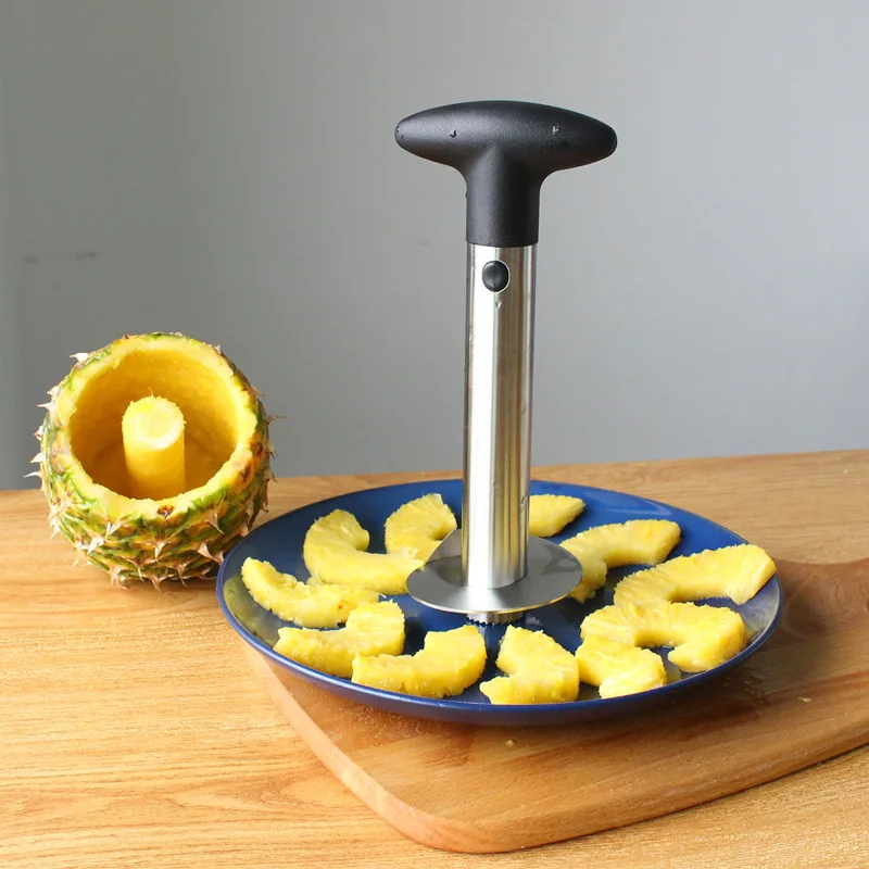Нержавеющая сталь инструмент для очистки ананасов нож резки фруктов slicer спираль