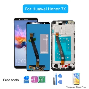 display for honor 7x 7 x bnd l21l22l24 lcd display touch screen replacement for bnd l34 huawei mate se tested phone lcd screen free global shipping