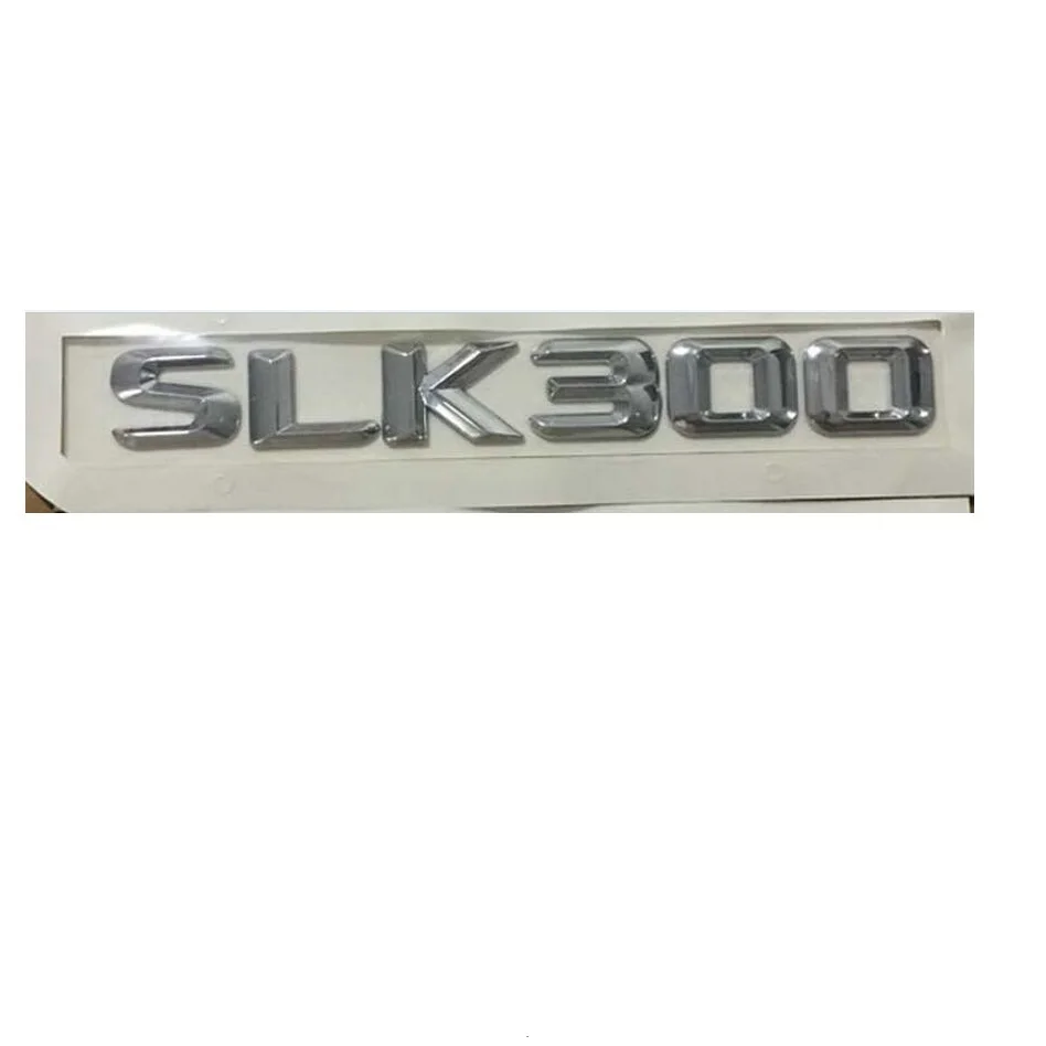 

Chrome " SLK 300 " Car Trunk Rear Letters Word Badge Emblem Letter Decal Sticker for Mercedes Benz SLK300