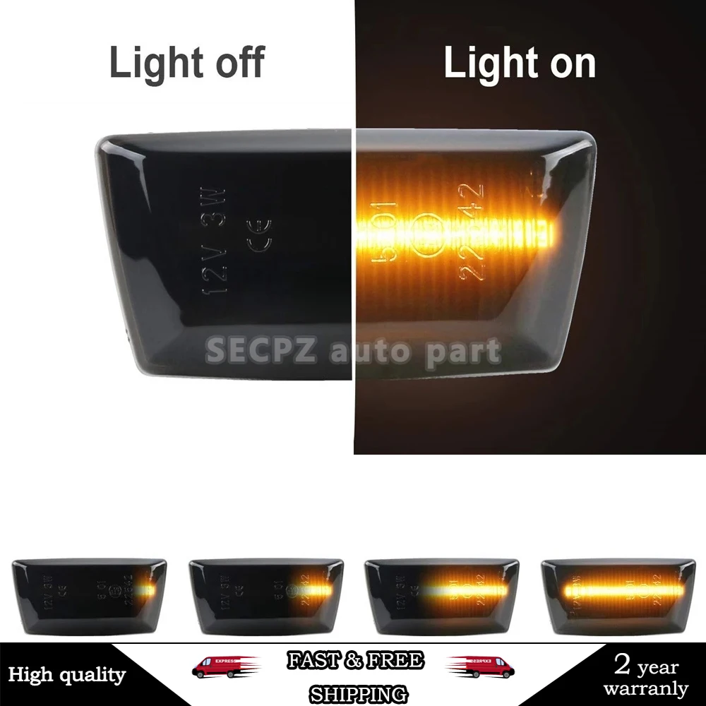 2 шт., светодиодные индикасветодиодный для Opel Adam Astra H GTC VXR Corsa D