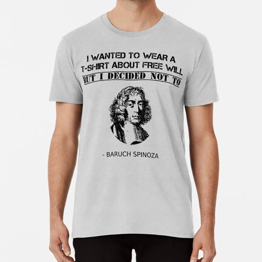 Забавная футболка для учителя философии Spinoza студентов философа spinoza baruch de