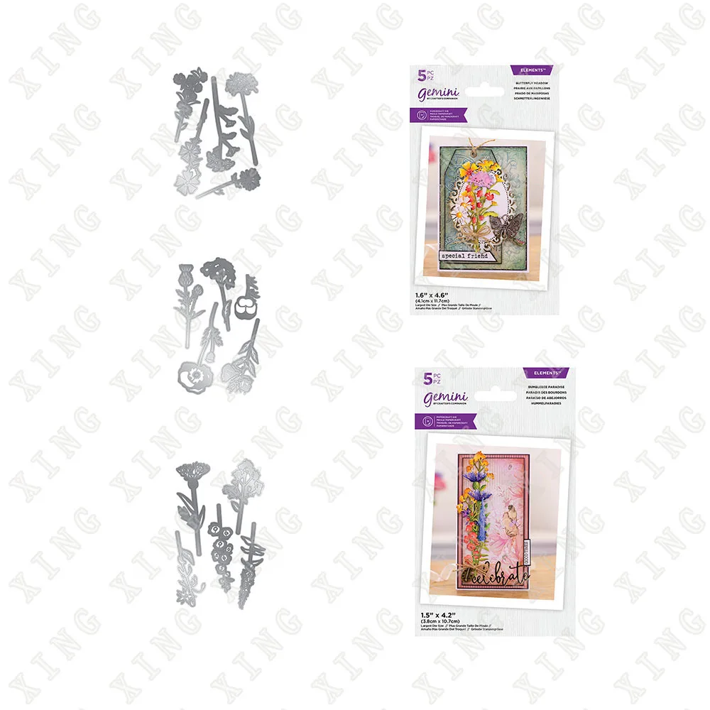 

Arrival New Butterfly Flower Bumblebee Metal Cutting Dies Scrapbook Diary Decoration Embossing Mould Diy Greeting Card Handmade