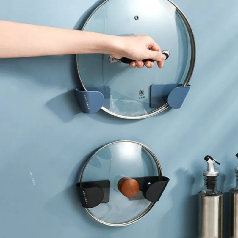 Настенный стеллаж JO LIFE 1 пара полка без пробивания отверстий для крышек кастрюль