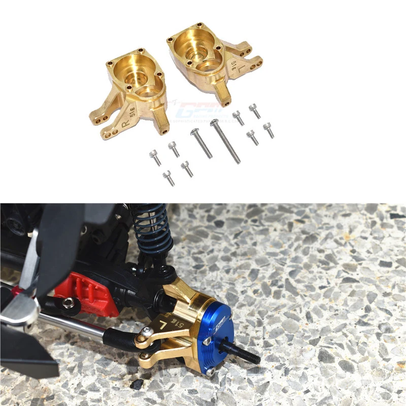 

GPM Axial SCX10 III AXI03007 каприа 1,9 UTB AXI03004 альпинистский автомобиль из меди с весом Передняя рулевая чаша AXI232006 Запчасти для радиоуправляемых автомоб...