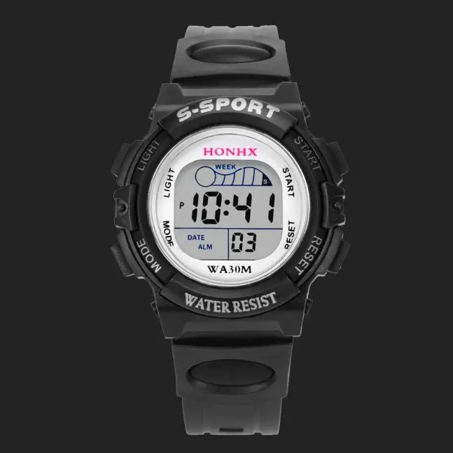 

Digital Led Sports Watch Waterproof Children Boys Kids Alarm Date Watch Gift Automatic Luminous Clock Men Часы Мужские Наручные