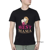 best mama mother with children streetwear o neck t shirt summer casual new arrival 2021 men clothing