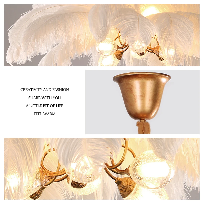 Скандинавский светильник роскошные люстры Креативная одежда Ctore G9 медная