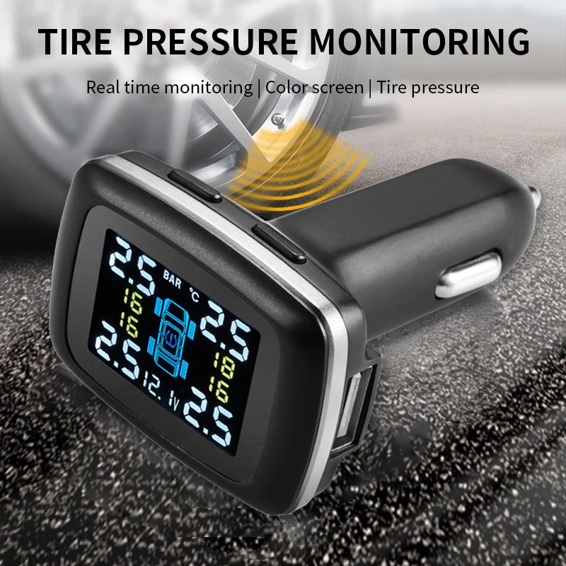 E-ACE автомобильный TPMS порт система контроля давления в шинах внешний датчик