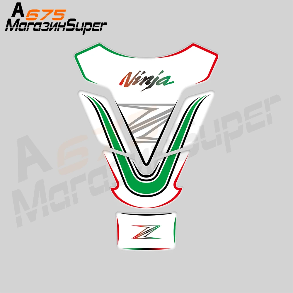 3D наклейка на бак мотоцикла защитная черный припой углерода для Kawasaki Ninja 400 250R 400R