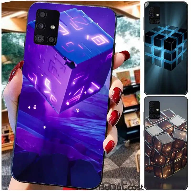 

Hrmes Creative Rubik's cube Phone Case For For Samsung Galaxy A10 A20 A30 A40 A50 70 A10S 20S A2 Core C8 A30S A50S A31