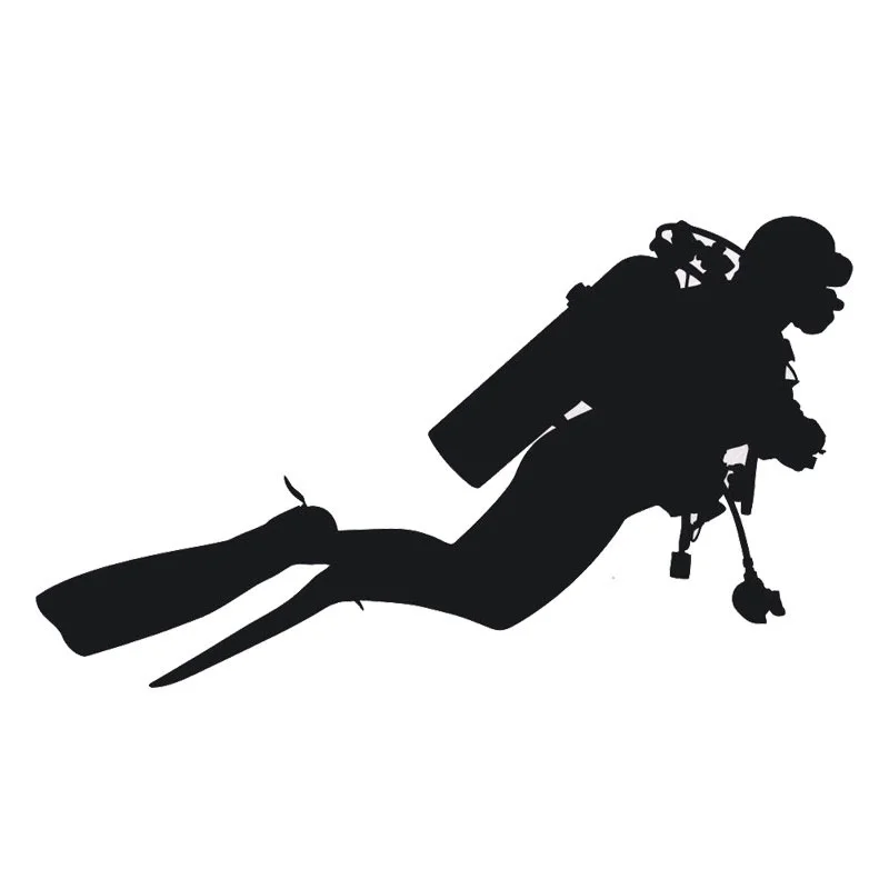 

Fashion Diving Vinyl window Stickers 18x11cm