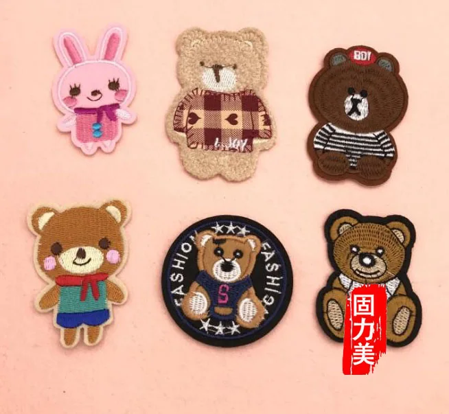 10 шт. мультяшная игрушка полотенце с вышивкой | Дом и сад