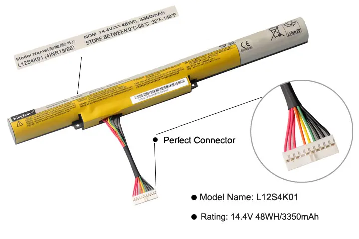 KingSener L12S4K01 Аккумулятор для Lenovo IdeaPad Z400 Z400S Z400A Z400T Z510 Z510A Z500 Z500A L12L4K01 L12M4E21 L12M4K01