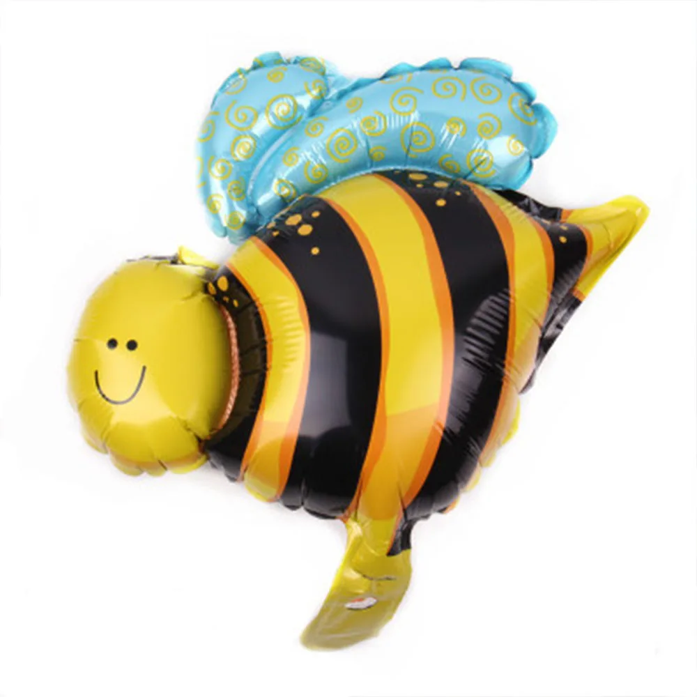 Guirnalda de globos de abeja blanca y amarilla, Kit de arco de aluminio, globos de abeja para Baby Shower, decoraci&oacute;n para fiesta de d&iacute;a de abeja, 129 Uds.-4