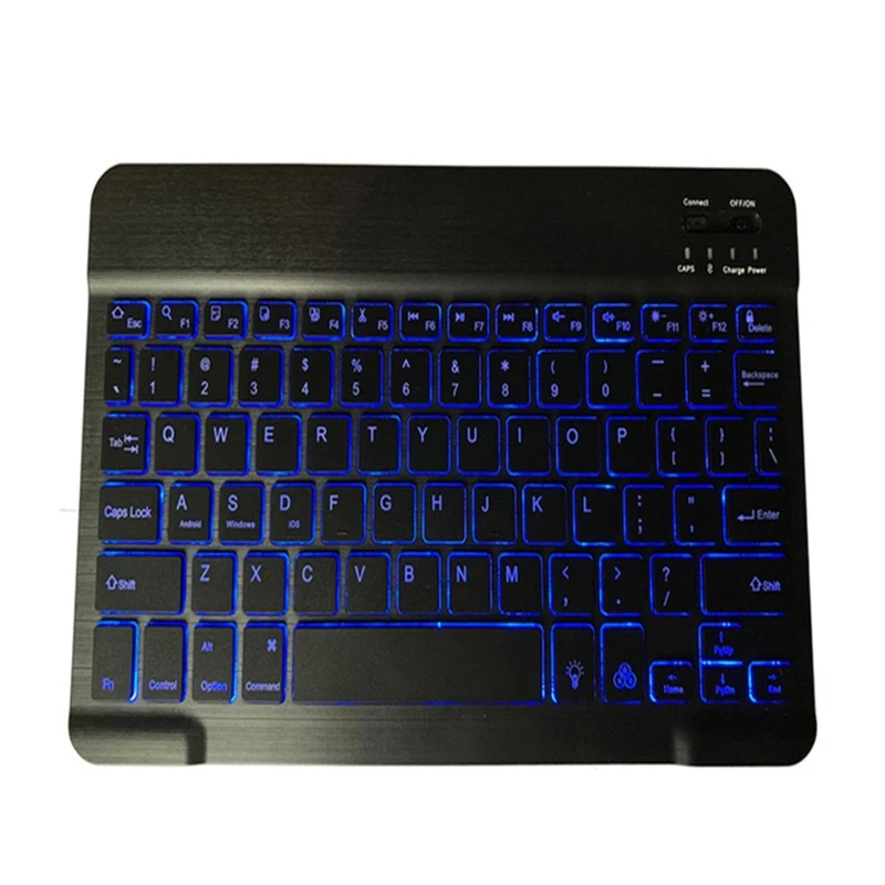 

Wireless Bluetooth-compatible Backlit Keyboard 7-Color Rechargeable Ultra-Slim