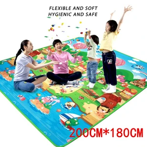 baby play mat kids developing mat eva foam gym games play puzzles double surface baby carpets toys for childrens soft floor free global shipping