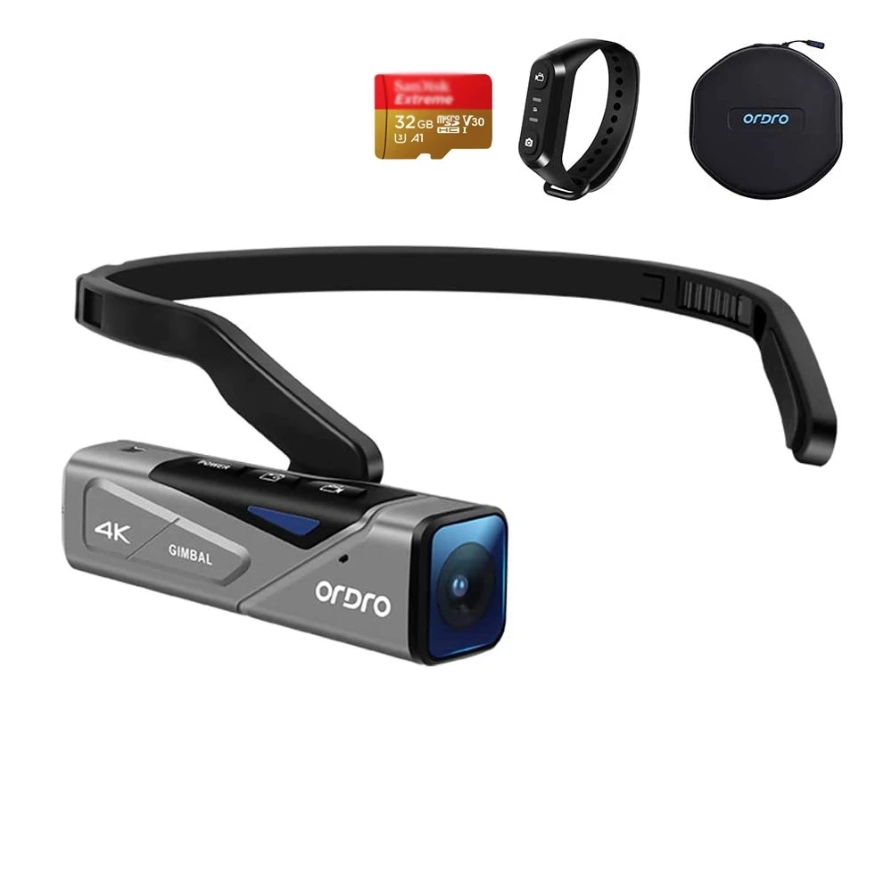 

Ordro EP7 Video Shooting Camera for YouTube Blogger, 4k 60fps Digital WiFi Body Cameras Vlog Filmadoras Head Camcorder Full HD