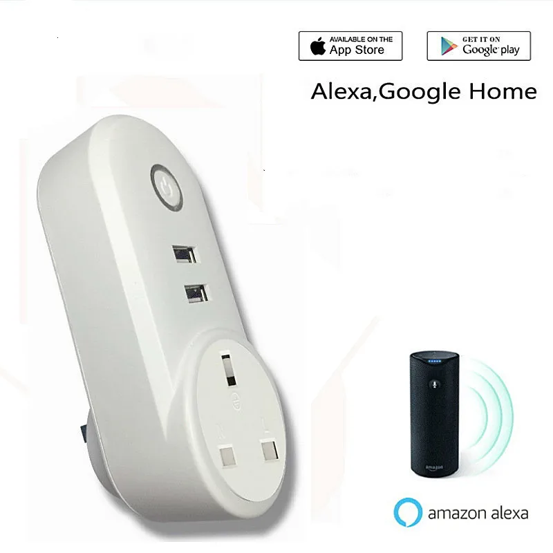 Умная розетка с голосовым управлением Alexa и поддержкой Wi Fi|Выключатели| |