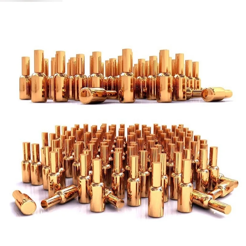 Флаконы для духов стеклянные Пустые Золотые флаконы с распылителем атомайзер