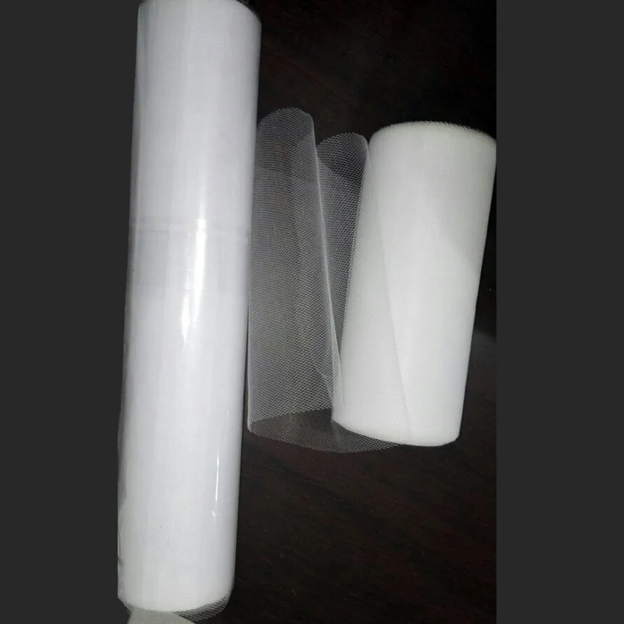 Рулон тюля белая органза для платья пачки 30 см 25 ярдов|Украшения своими руками