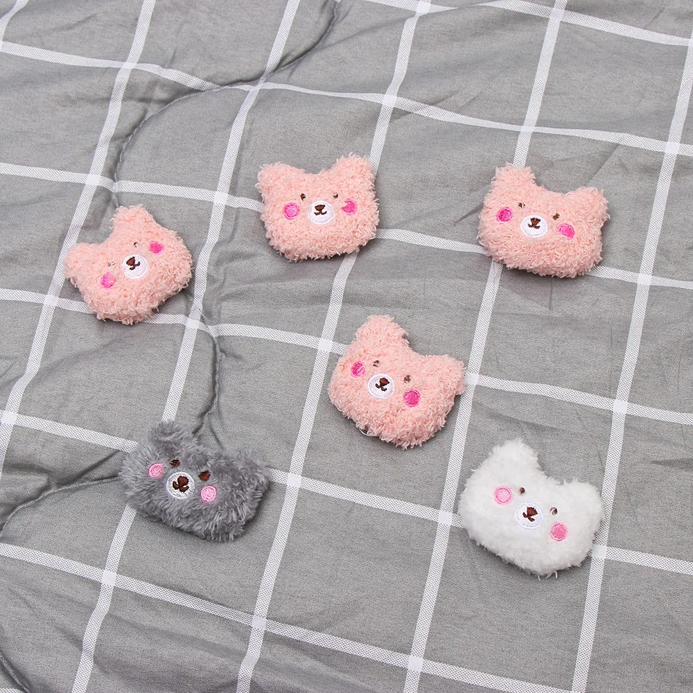4 шт. Нескользящие плюшевые подставки для одеял в форме кролика сердца зажимы
