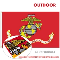 embroidered usmc flag united states us marine corps 3x5 ft waterproof nylon home outdoor decorative usa flags and banners