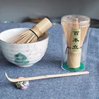 венчик для матча Бамбуковый зеленый чай, венчик для пудры, японский бамбуковый венчик для матча, Бамбуковая щетка, практичные инструменты для чистки, кухонные аксессуары матча венчик