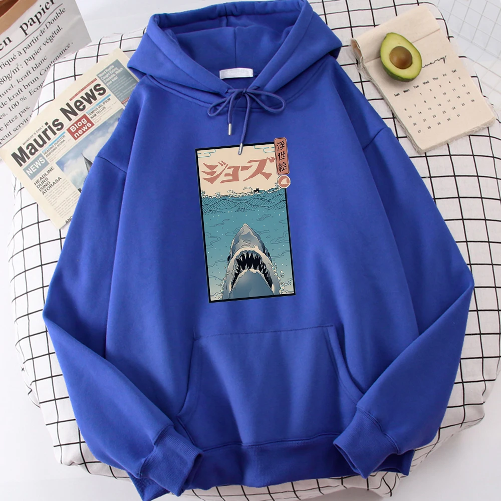 

2021 Fleece Autumn Tops Ukiyoe Japanese Culture Printing Men'S Hoody Thick Winter Mens Hooded Oversized Comfortable Sweatshirt