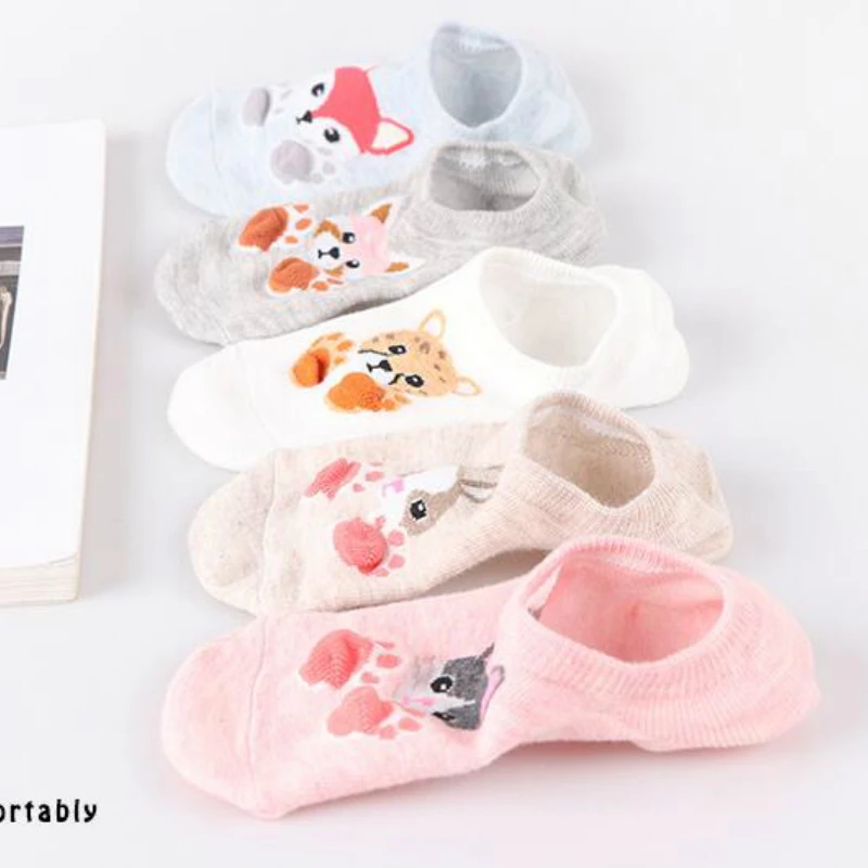 Носки в стиле Харадзюку с когтями для женщин короткие носки-башмачки каваи