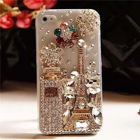 luxury diamond eiffel tower perfume bling cases for iphone 12 mini se 2020 11 pro max xs xr x 6 6s 8 7 plus 5s 5 coque